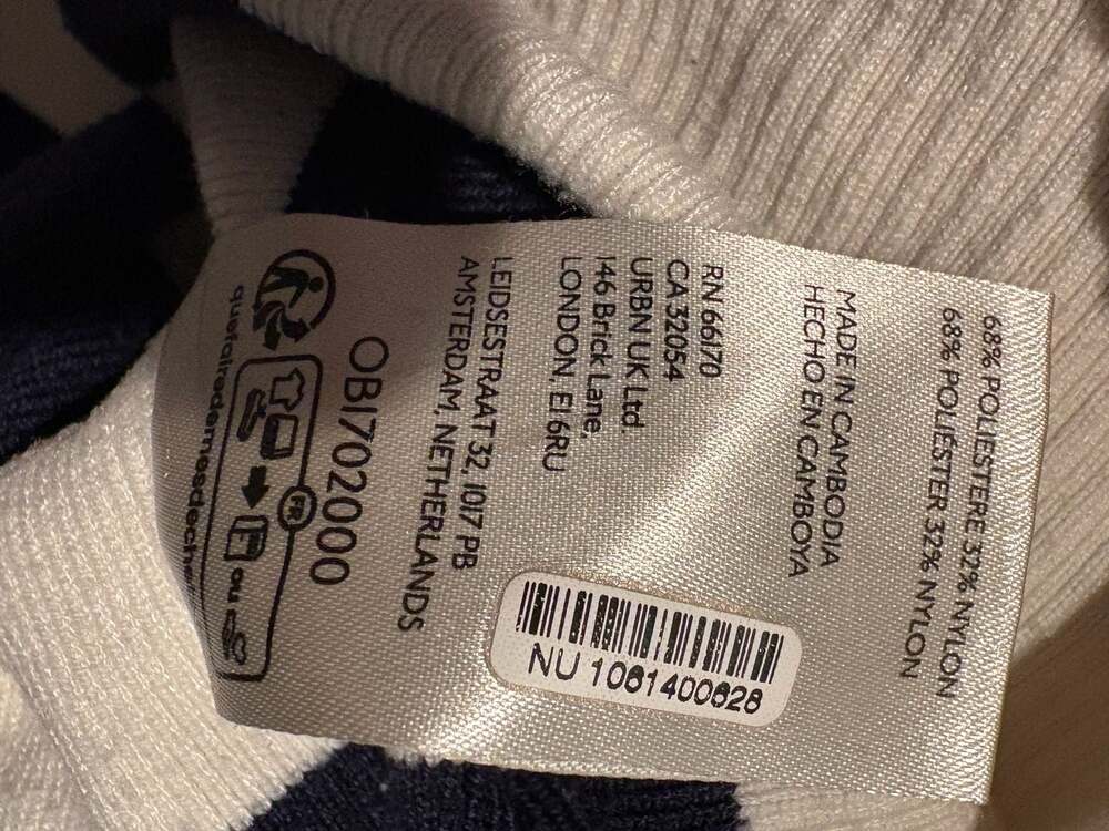 Free People Coastal Stripe Half-Zip Pullover Sweater - Picture 3 of 4